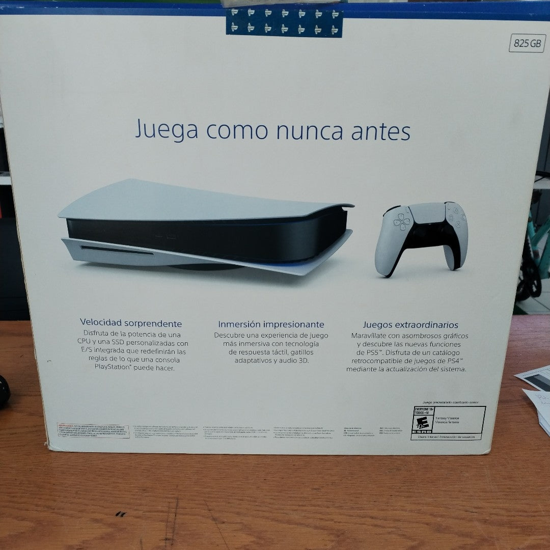 CONSOLA DE VIDEOJUEGO SONY PS5 825 SSD (SEMINUEVO)