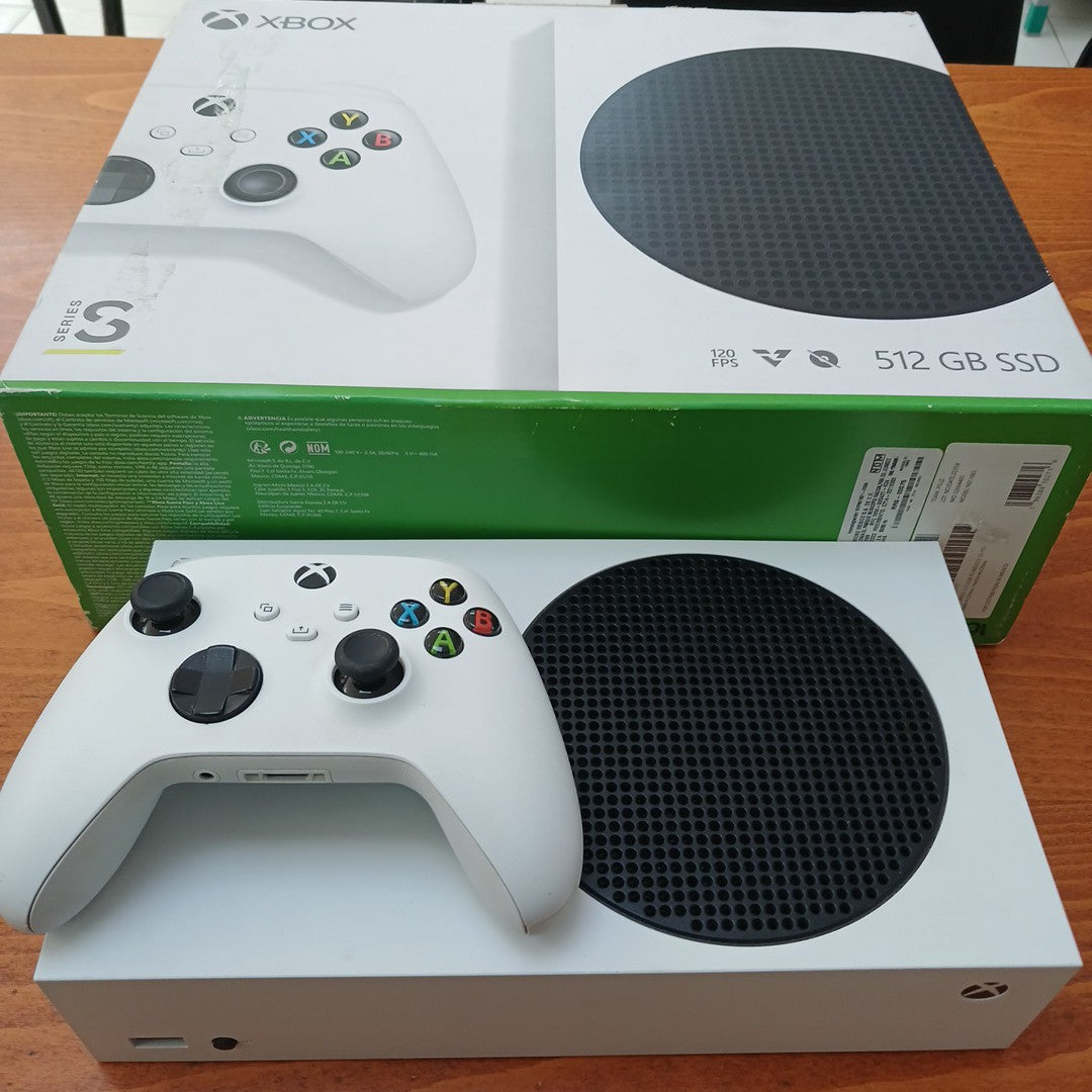 CONSOLA DE VIDEOJUEGO MICROSOFT XBOX SERIES S 512 GB SSD (SEMINUEVO)