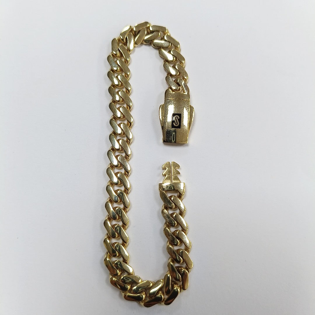 PULSERA MONACO ORO 14K 9.3 (NUEVO)