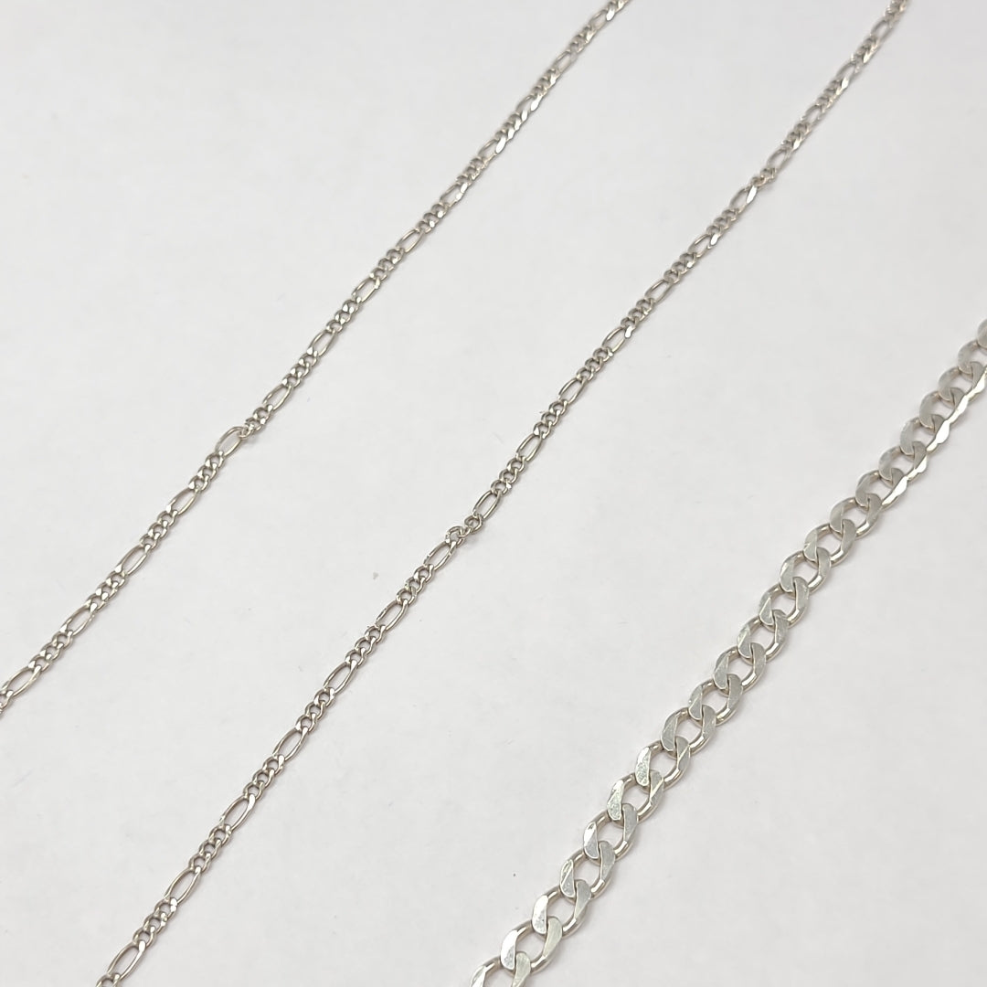 BRAZALETE, CADENA. PLATA. 9.8 GRMS (SEMINUEVO)