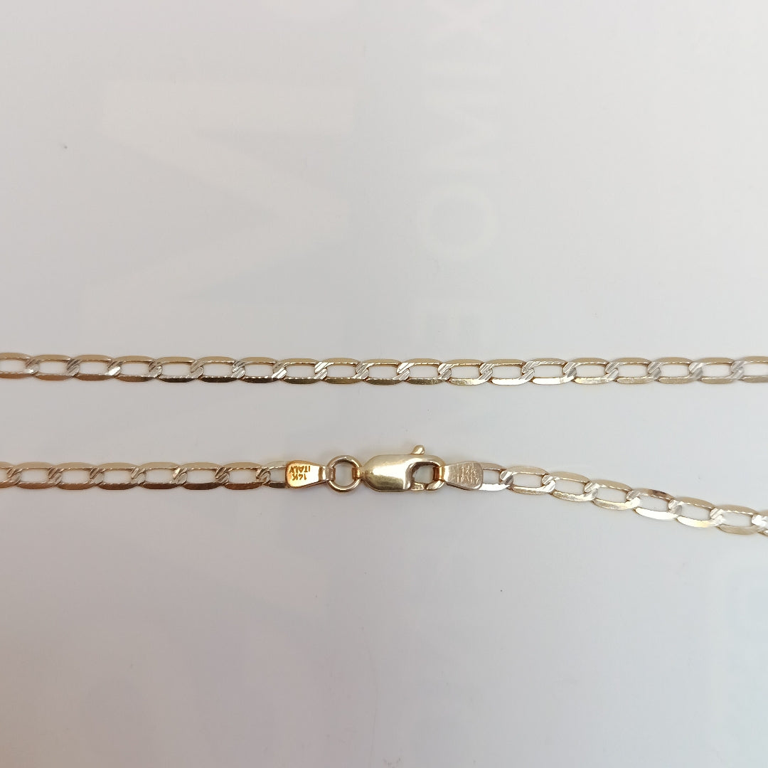 CADENA. ORO, RODIADO 14 K 5.4 GRMS (SEMINUEVO)