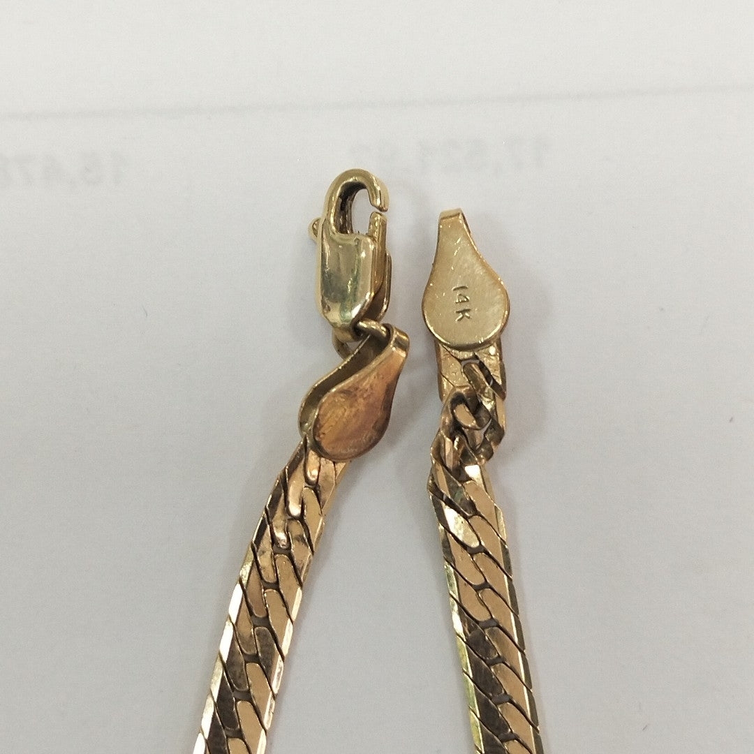 CADENA. ORO. 14 K 15.6 GRMS (SEMINUEVO)