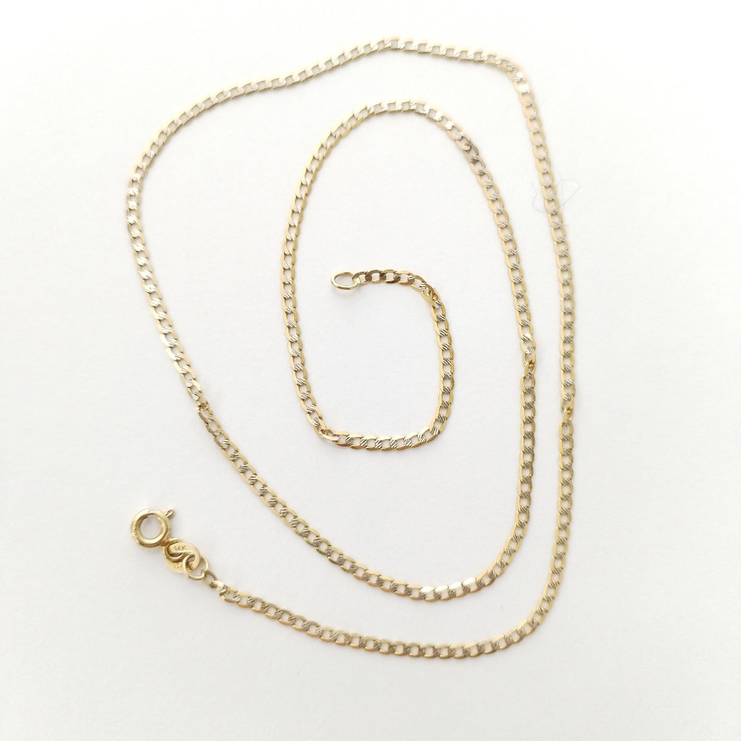 CADENA ORO 14 K 2,40 GRMS (SEMINUEVO)