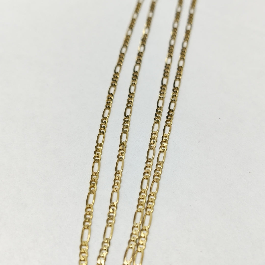 CADENAS CARTIER 3 1 AMARILLA ORO 14K 3.3 (NUEVO)