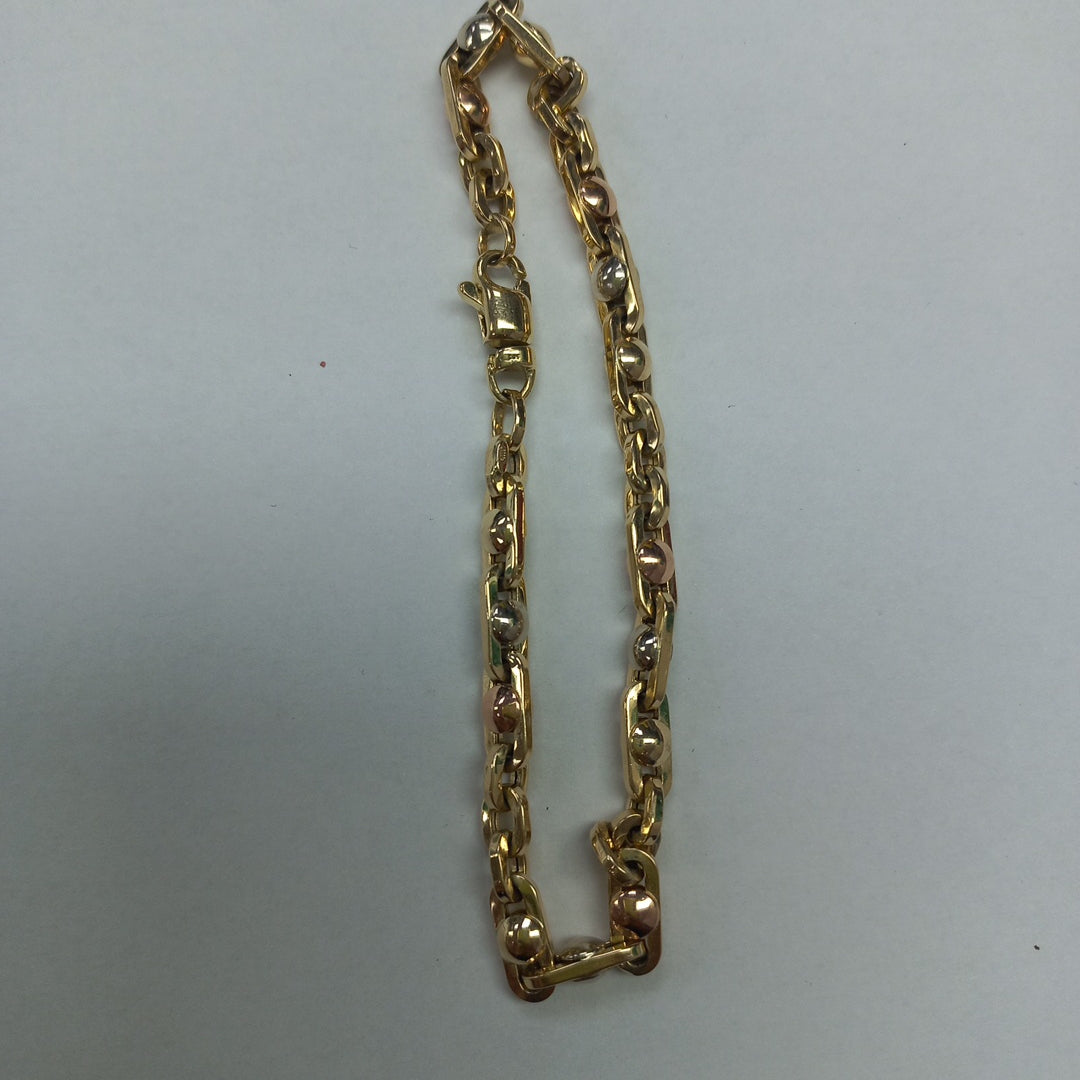PULSERA. ORO. 14 K 6.7 GRMS (SEMINUEVO)