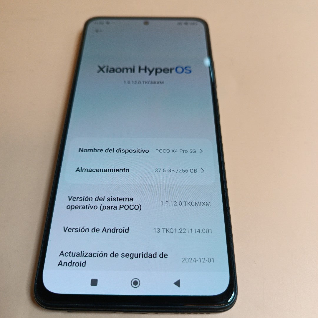 CELULAR XIAOMI POCO X4 PRO 5G 2201116PG (2022) 256 GB 8 GB RAM (SEMINUEVO)