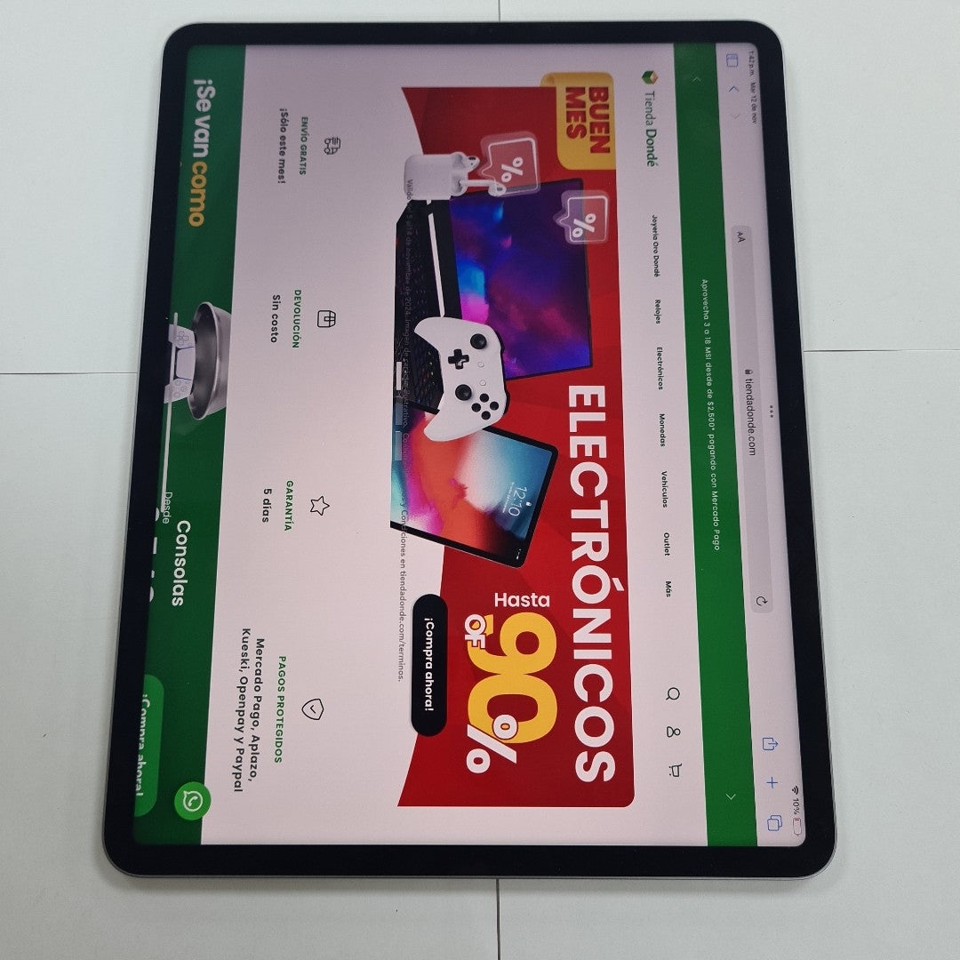 TABLETA APPLE IPAD PRO 6 12.9" A2436 (SEMINUEVO)