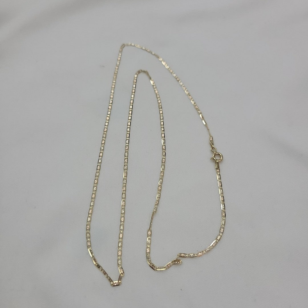 CADENAS VALENTINA/ESPEJO ORO 14K 2.7 (NUEVO)