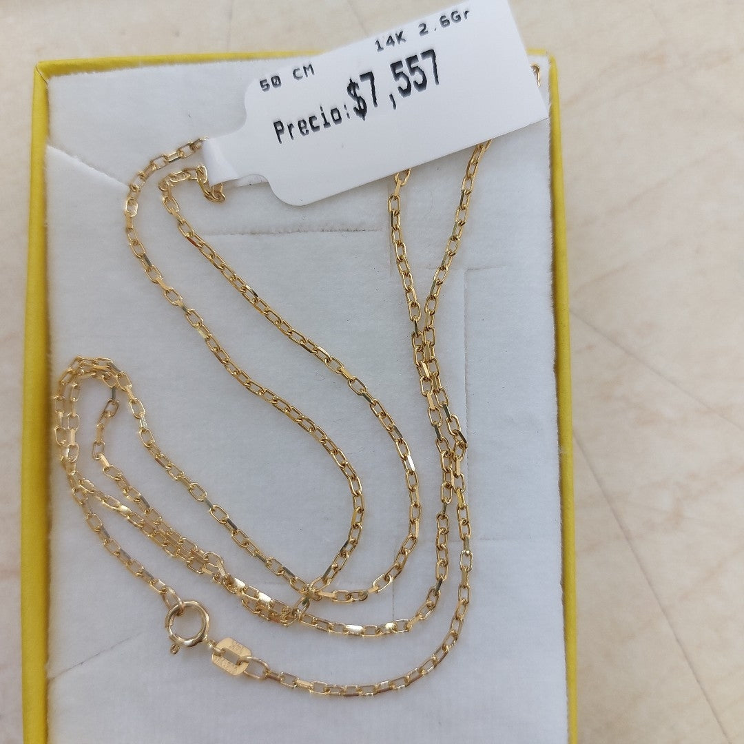 CADENAS ESPECIAL ORO 14K 2.6 (NUEVO)