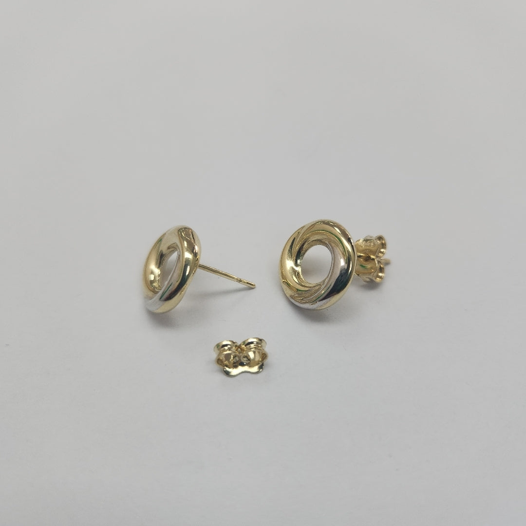 BROQUELES ORO 14K 1.5 (NUEVO)