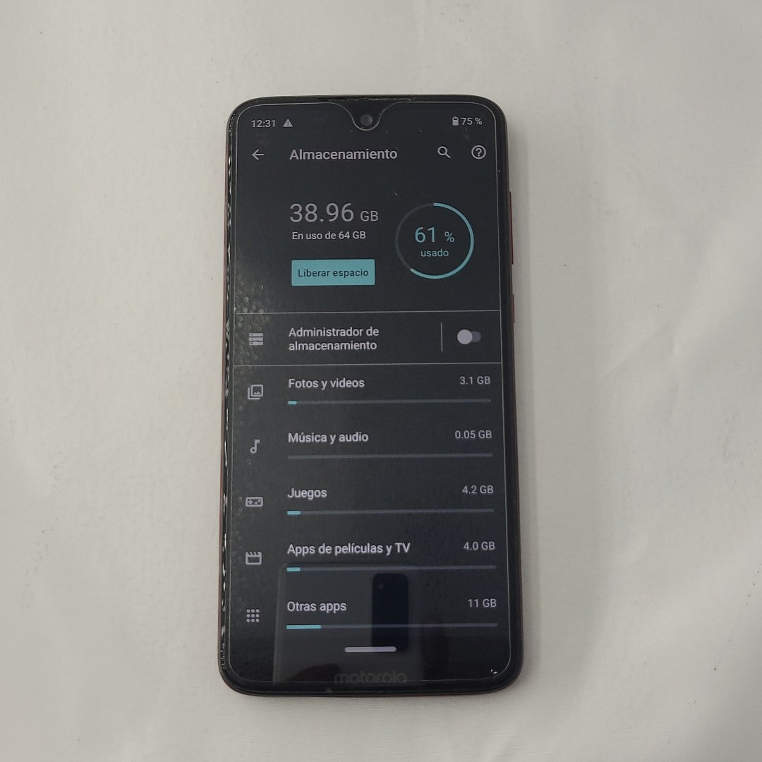 CELULAR MOTOROLA MOTO G7 PLUS XT1965-2 64 GB 4 GB RAM (SEMINUEVO)
