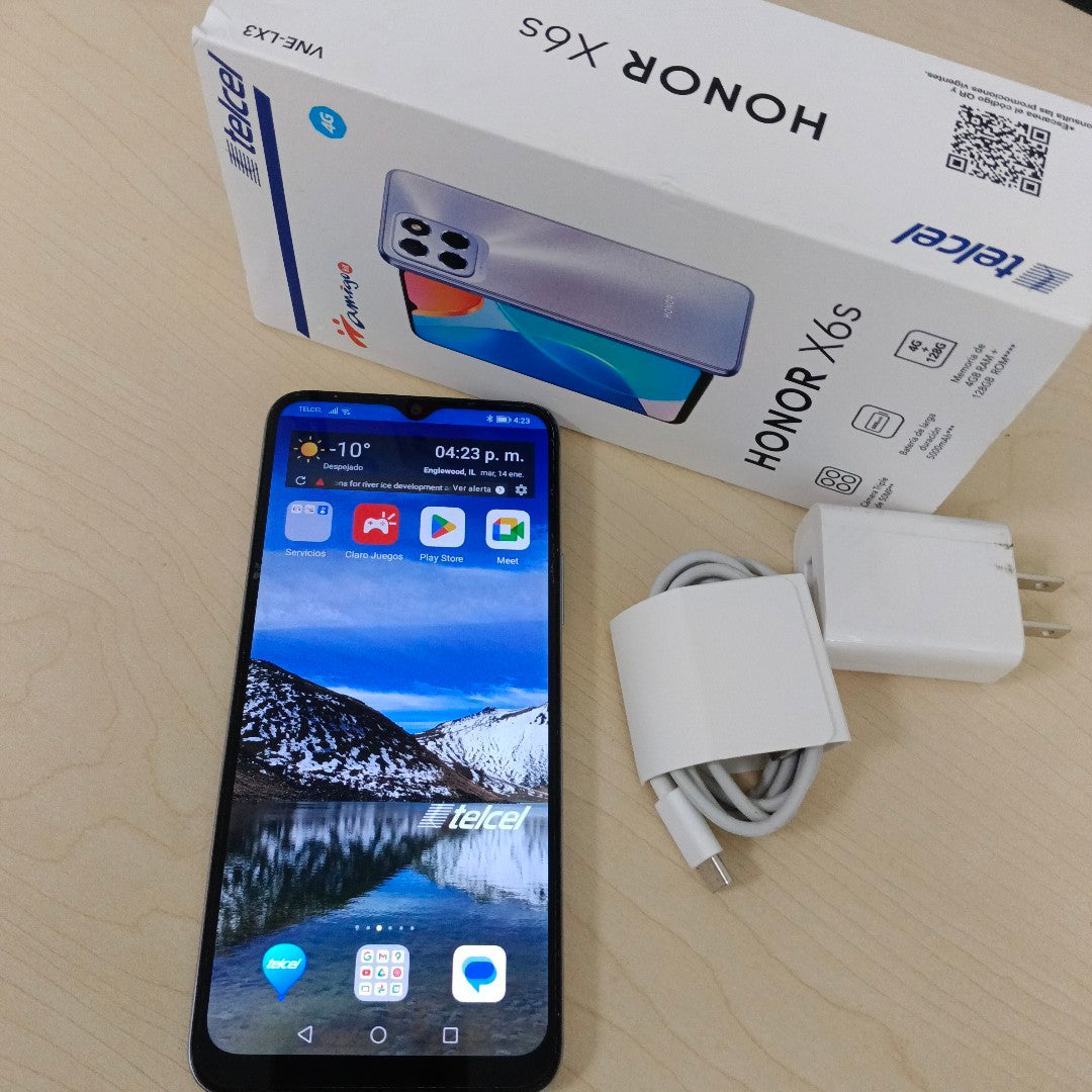 CELULAR HONOR X6S VNE-LX3 128 GB 4 GB RAM (SEMINUEVO)