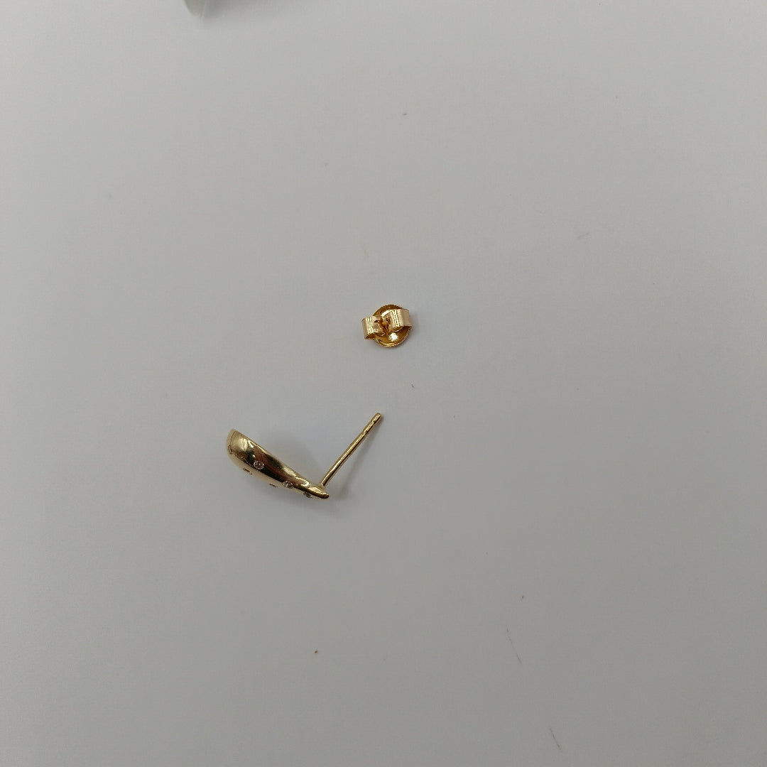 BROQUELES ORO 14K 2.1 (NUEVO)