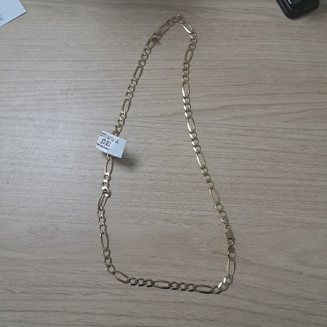CADENAS CARTIER 3*1 AMARILLA ORO 14K 23.6 (NUEVO)
