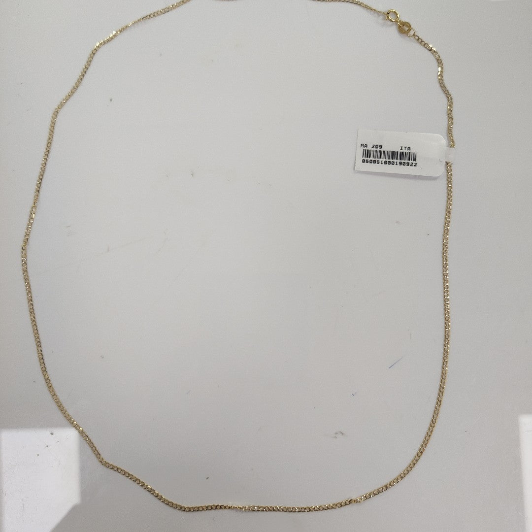 CADENAS BARBADA DIAMANTADA ORO 14K 2 (NUEVO)
