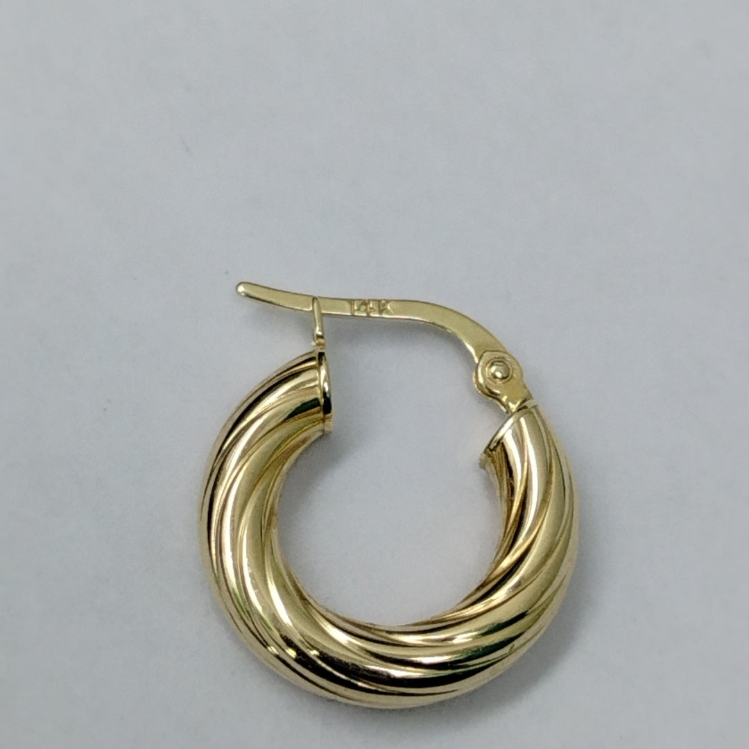 ARRACADAS ORO 14K 1.6 (NUEVO)