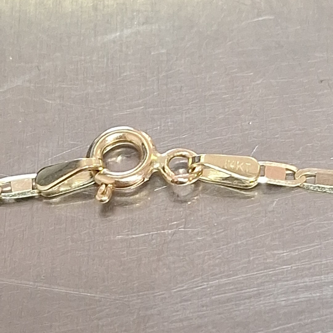 CADENAS VALENTINA/ESPEJO ORO 14K 2.6 (NUEVO)