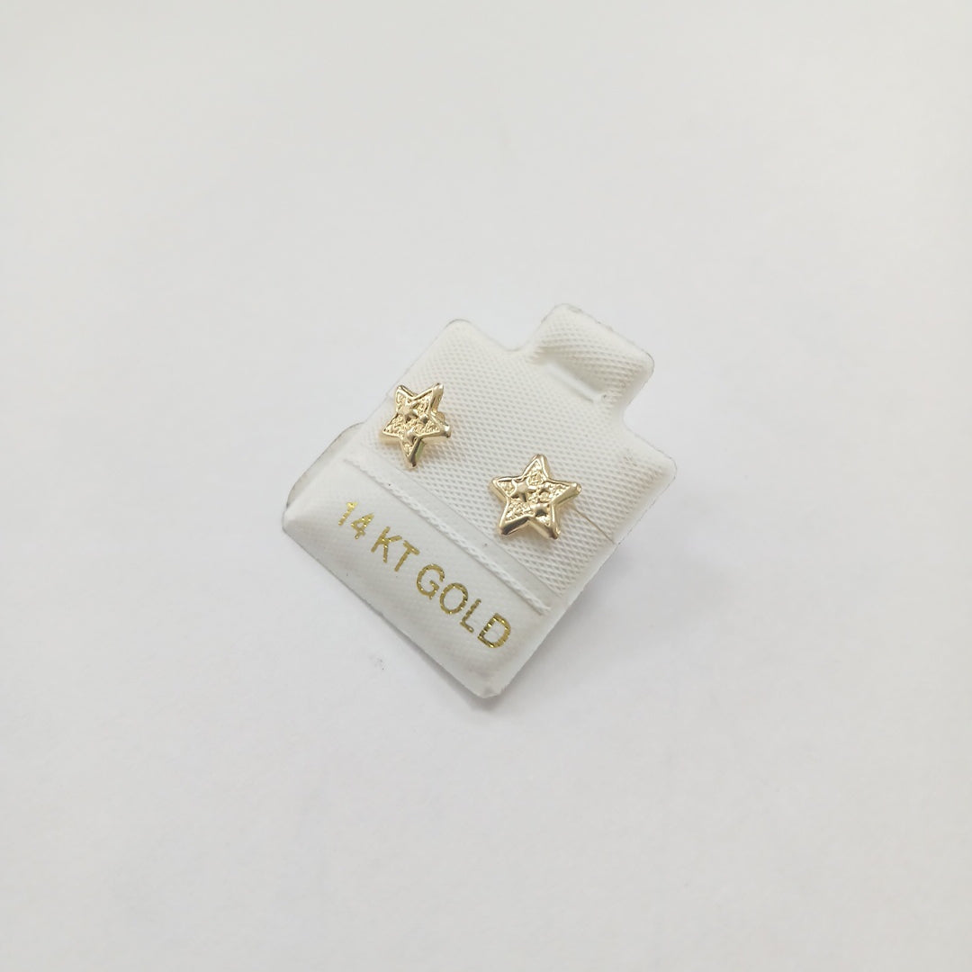 BROQUELES ORO 14K 1 (NUEVO)