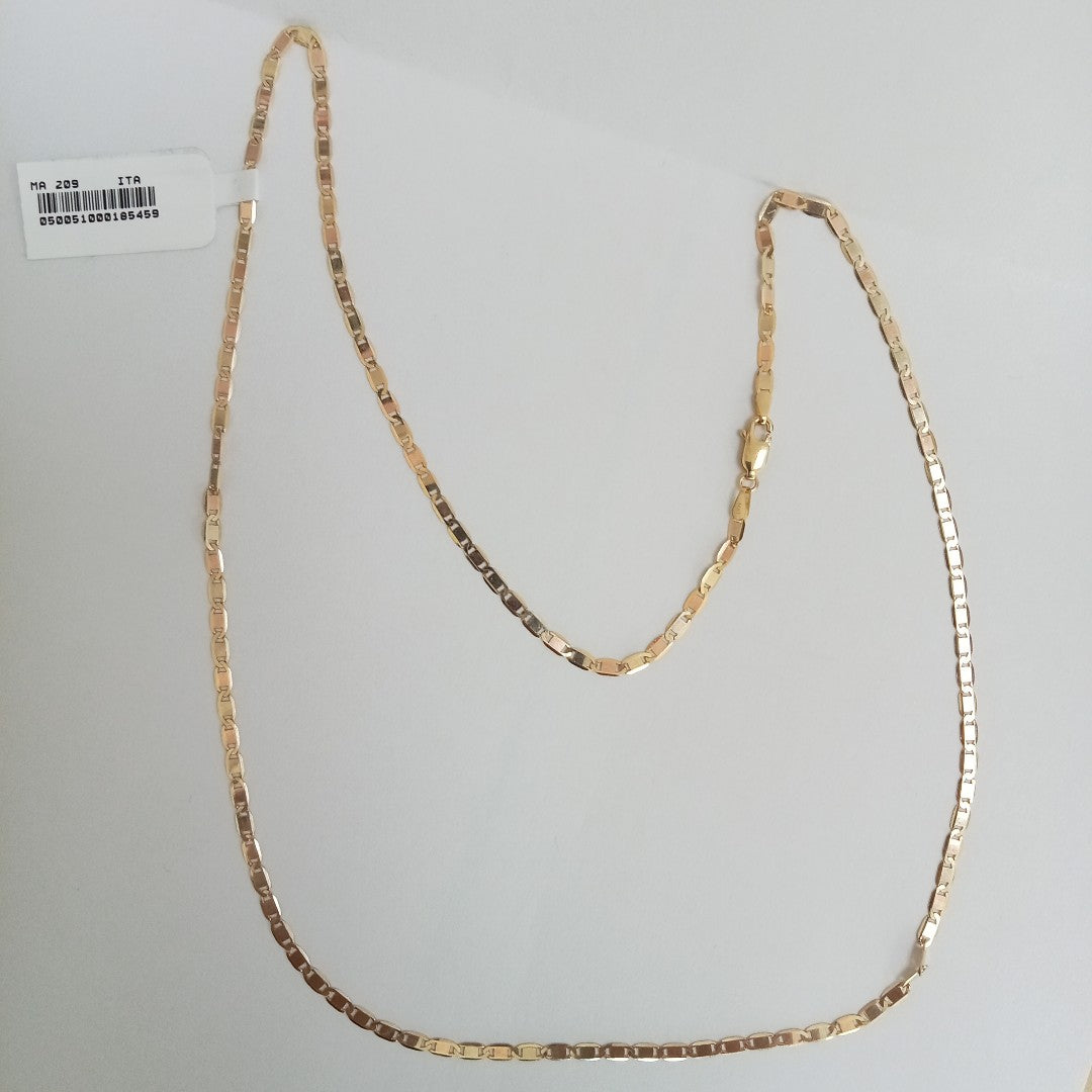 CADENAS VALENTINA/ESPEJO ORO 14K 6.1 (NUEVO)