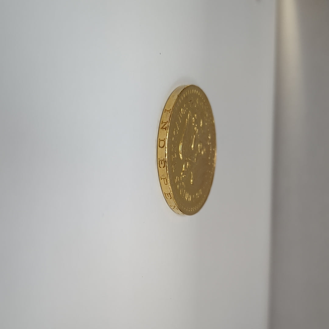 K1 41,60 GRMS - DTO. 0,00 GRMS - 21 K - AVALÚO 77688,00 * IDENTIFICACIÓN MONEDA NOMINATIVA * MONEDAS PESOS 50 PESOS (SEMINUEVO)