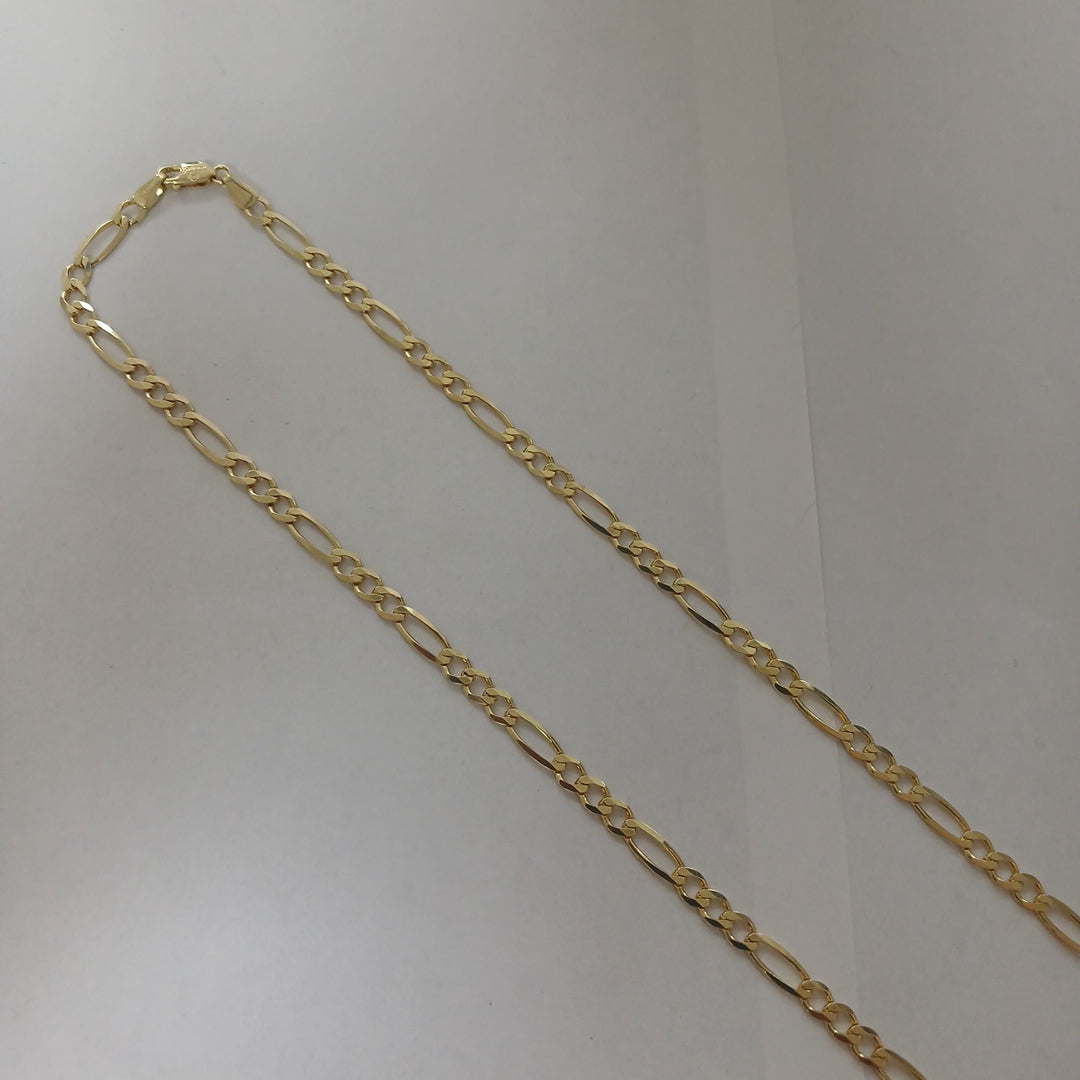 CADENAS CARTIER 3*1 AMARILLA ORO 14K 13.7 (NUEVO)