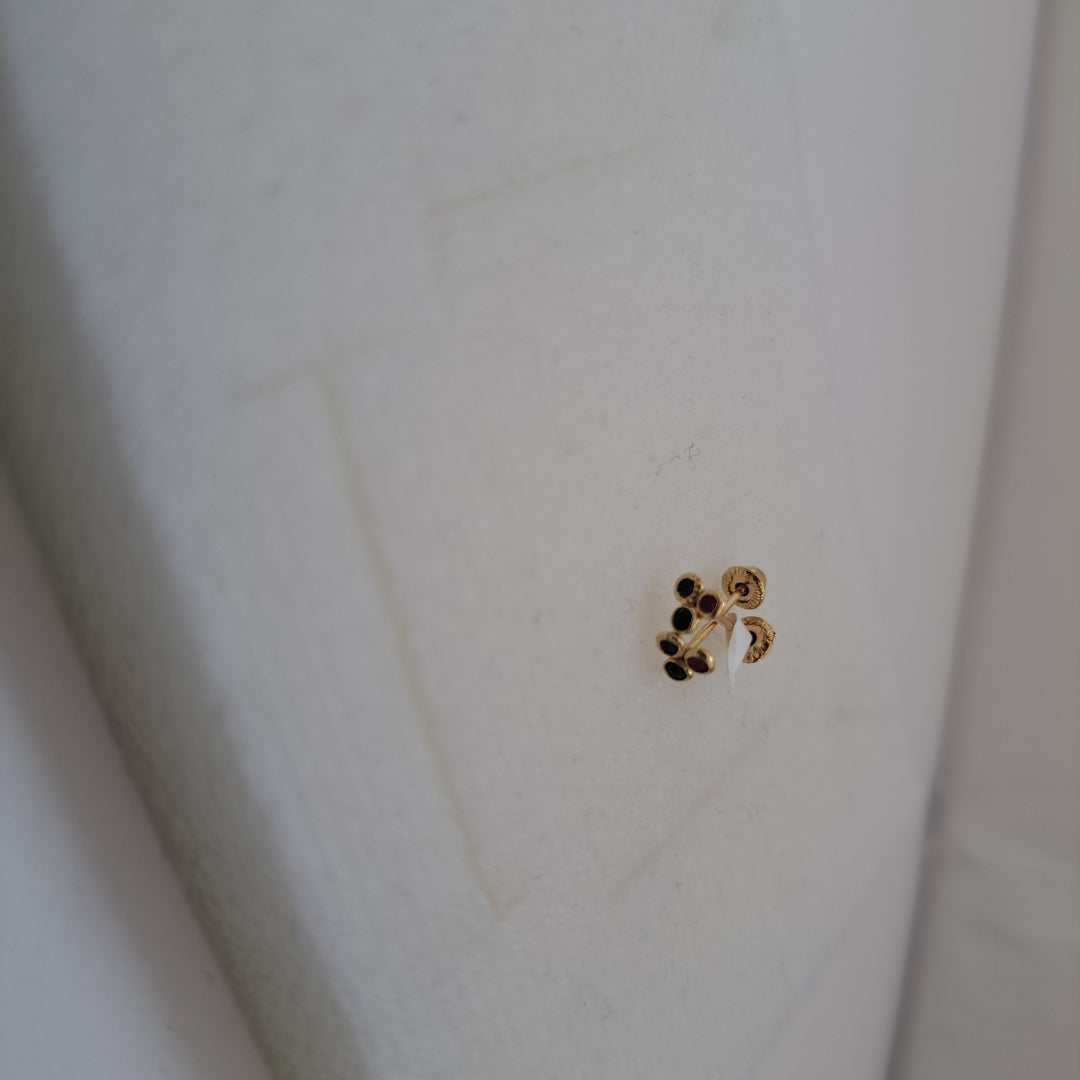 BROQUELES ORO 14K 1 (NUEVO)