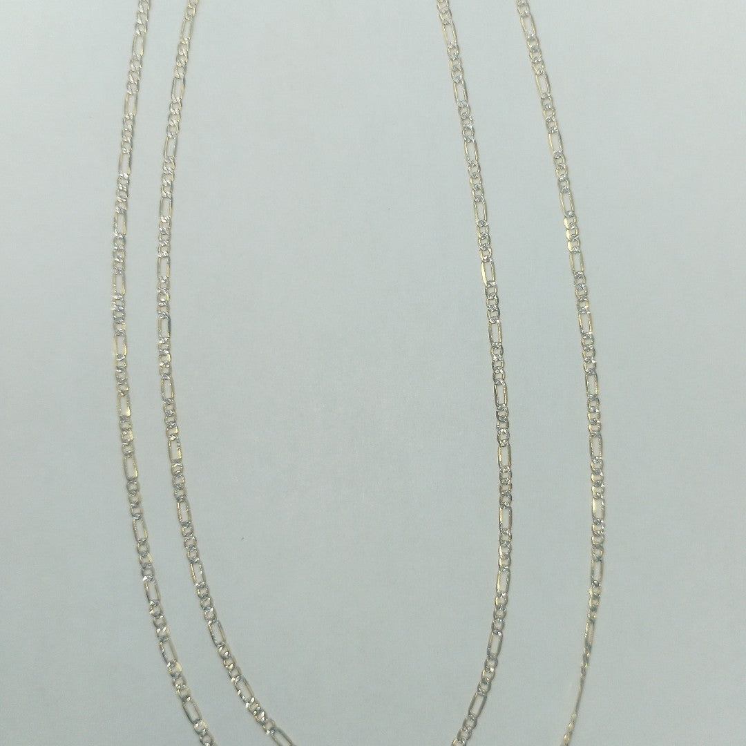 CADENAS CARTIER 3*1 DIAMANTADA ORO 14K 2.1 (NUEVO)