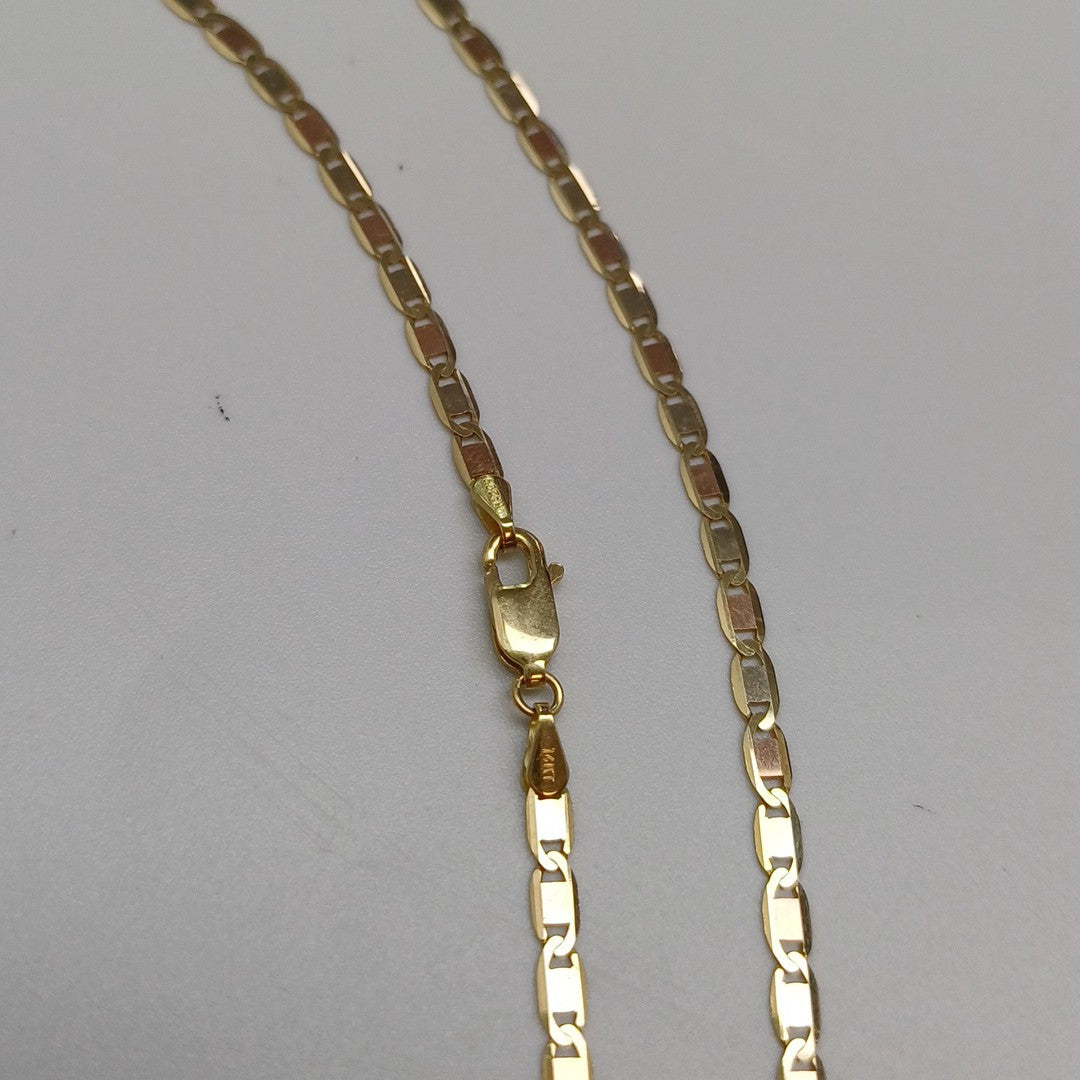CADENAS VALENTINA/ESPEJO ORO 14K 6.6 (NUEVO)