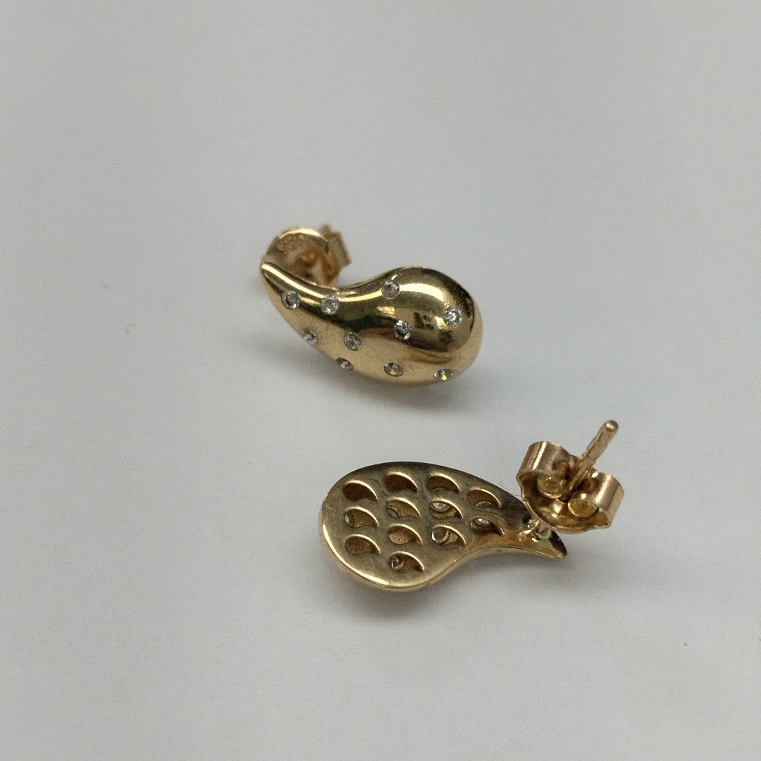 BROQUELES ORO 14K 2 (NUEVO)