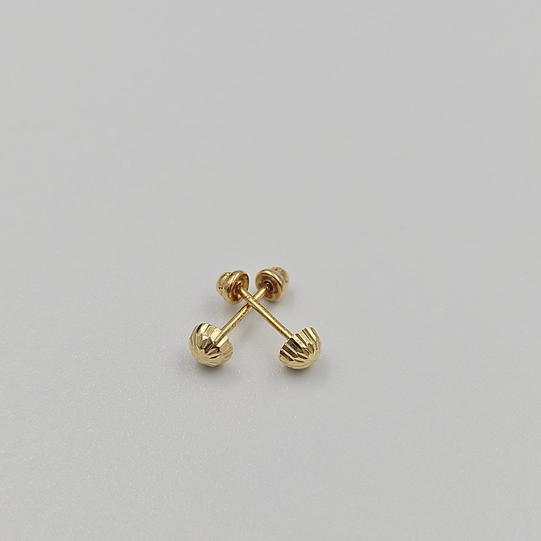 BROQUELES ORO 14K 1 (NUEVO)