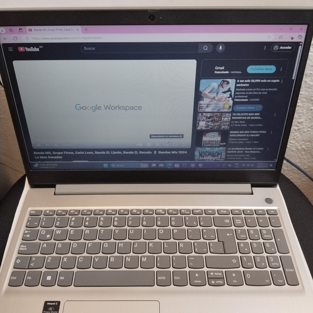 LAPTOP LENOVO IDEAPAD 3 15ADA05 (2022) 1 TB 8 GB RAM (SEMINUEVO)
