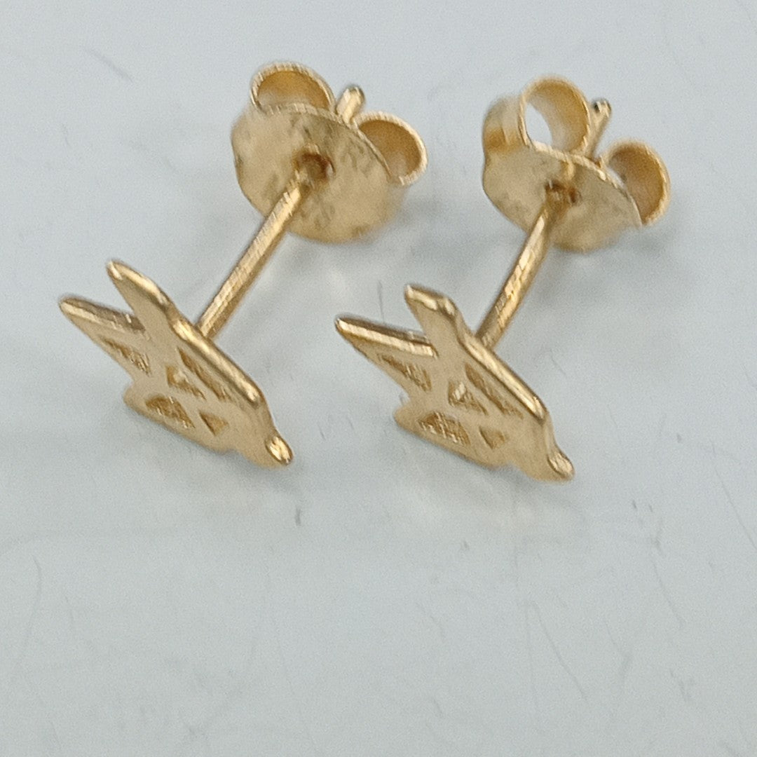 10186BRO00000B1500 FRD11 BROQUEL DE PAJARO ORO 14K 0.8GRS (NUEVO)