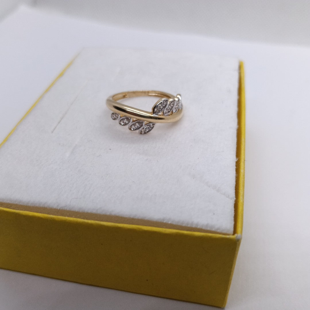 ANILLOS DAMA ORO 14K 2 (NUEVO)