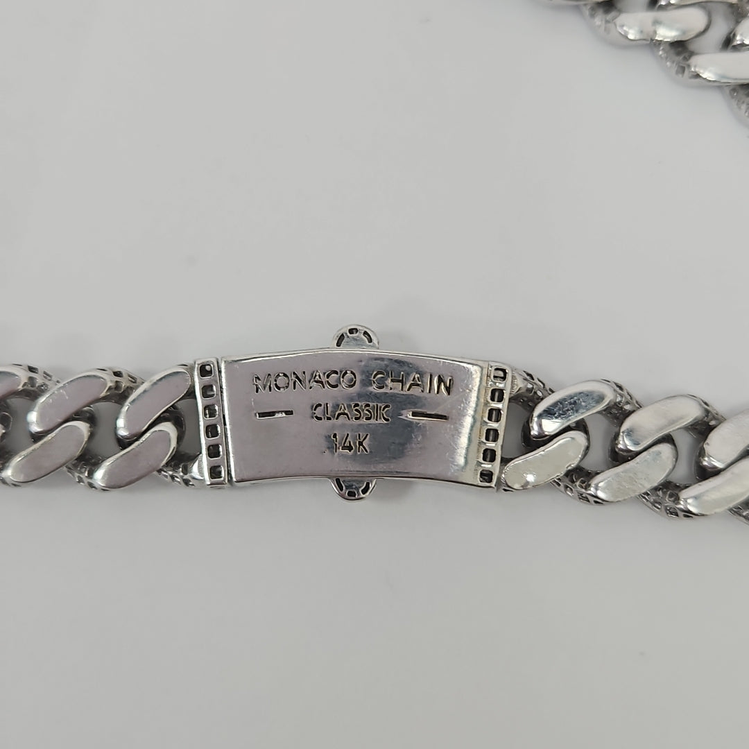 CADENA MONACO ORO 14K 36 (NUEVO)