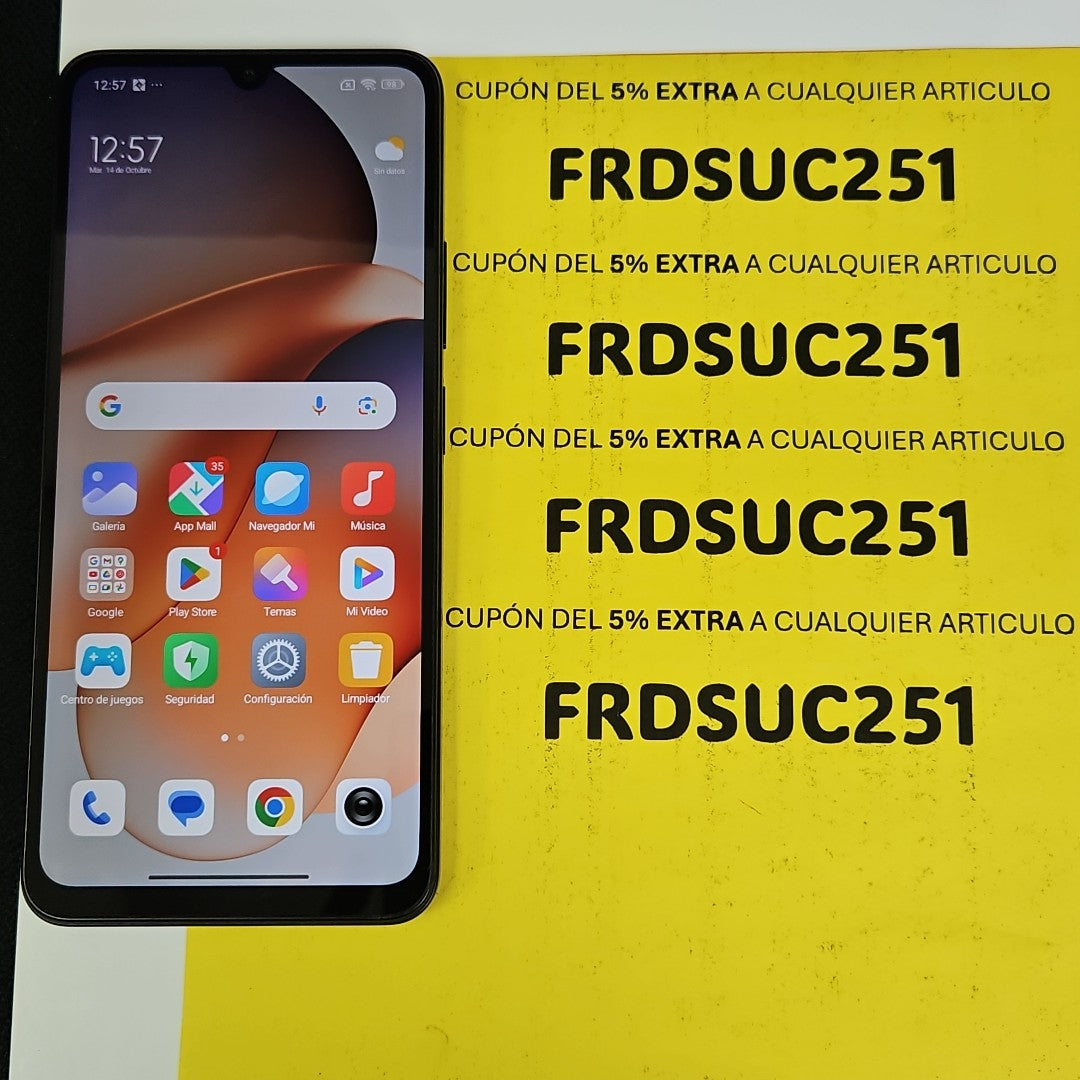 CELULAR XIAOMI REDMI 14C 2409BRN2CA (2024) 256 GB 8 GB RAM (SEMINUEVO)