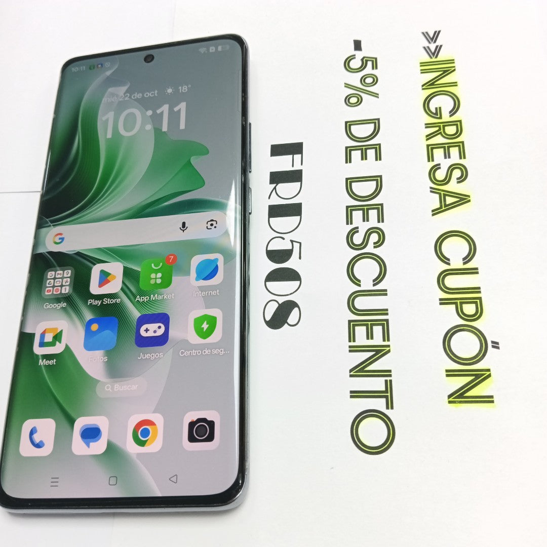 CELULAR OPPO  RENO11 5G CPH2599 (2024) 256 GB 8 GB RAM (SEMINUEVO)