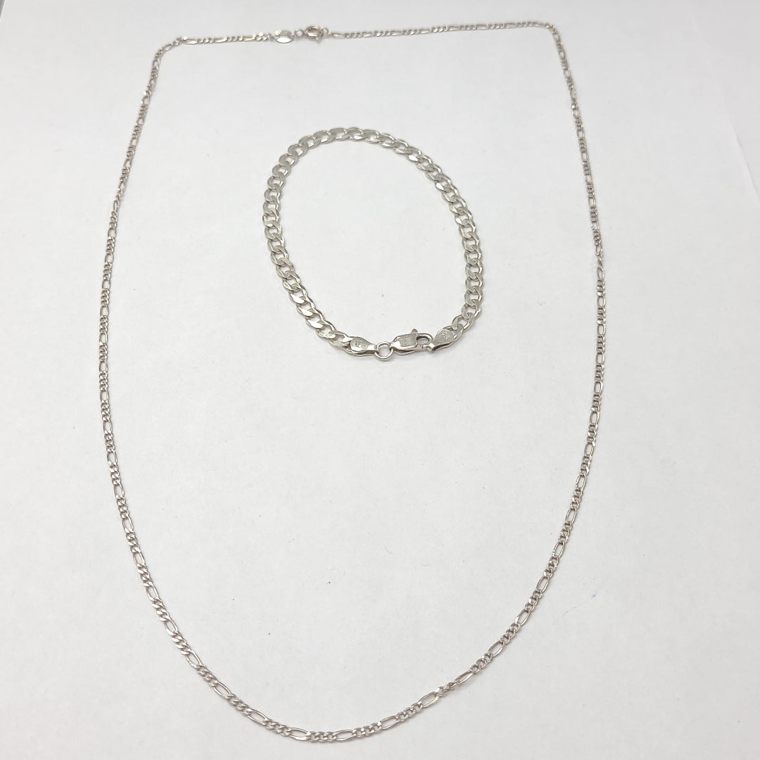 BRAZALETE, CADENA. PLATA. 9.8 GRMS (SEMINUEVO)