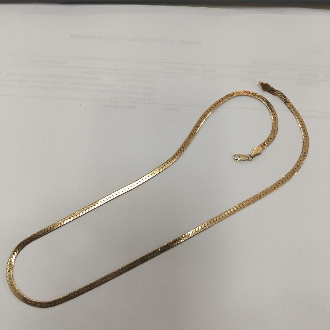 CADENA. ORO. 14 K 15.6 GRMS (SEMINUEVO)
