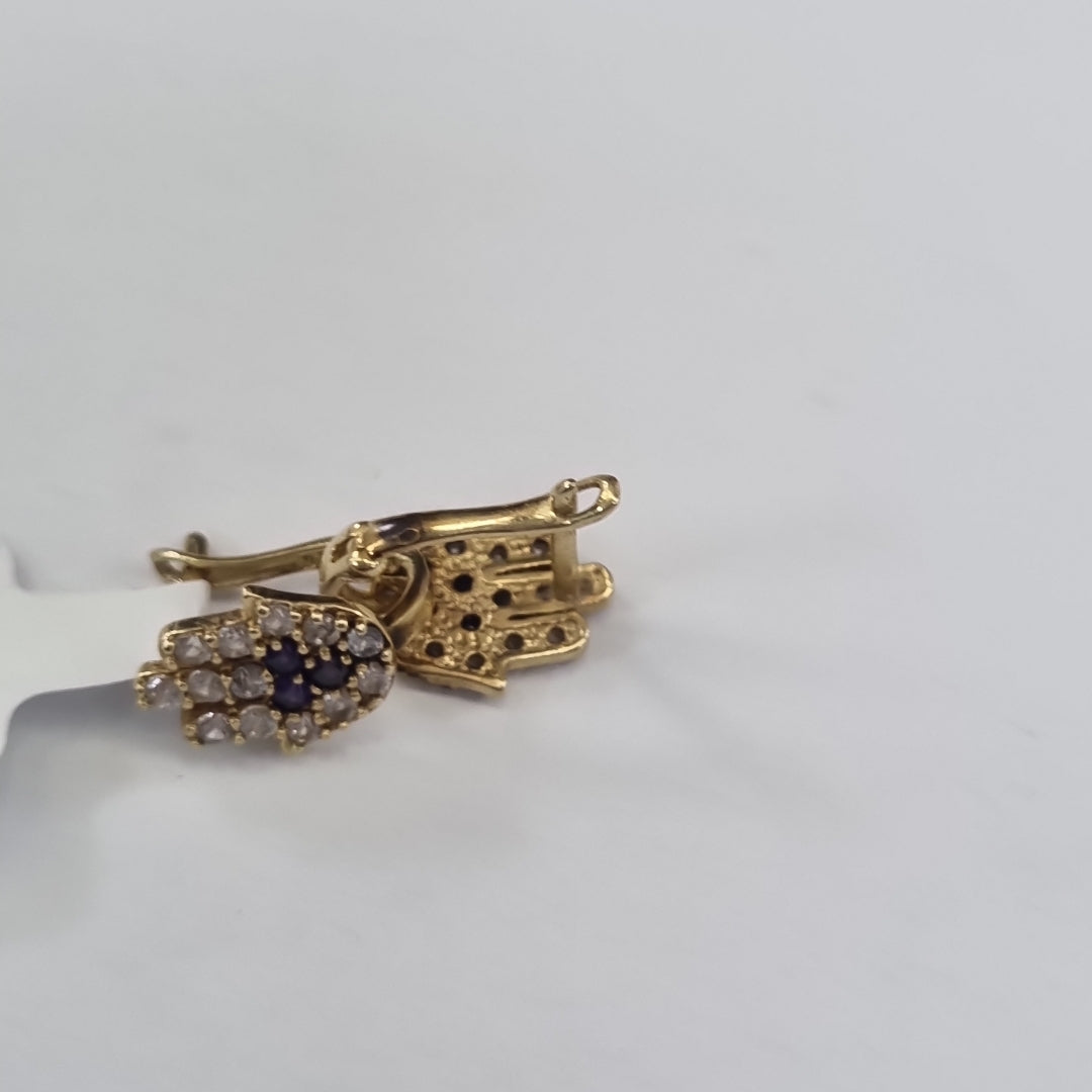 ARETES PAR. ORO. 14 K 1.5 GRMS (SEMINUEVO)