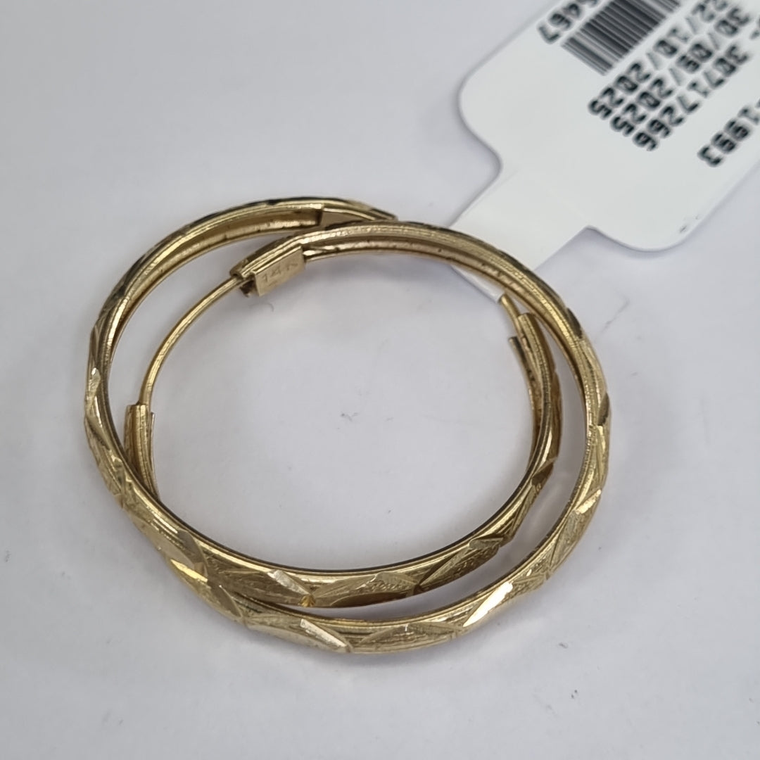 ARRACADAS PAR. ORO. 14 K 1.7 GRMS (SEMINUEVO)