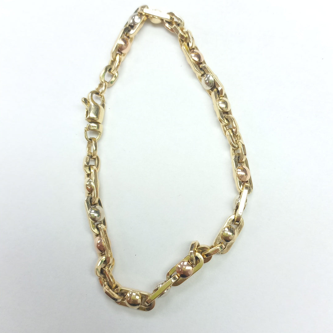 PULSERA. ORO. 14 K 6.7 GRMS (SEMINUEVO)