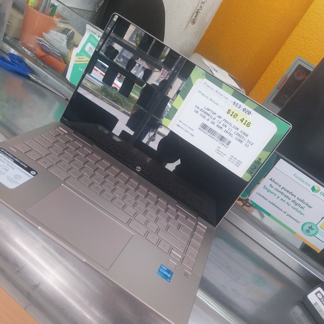 LAPTOP HP PAVILION X360 14-EK0001LA (2 EN 1) (2023) 512 GB SSD 8 GB RAM (SEMINUEVO)