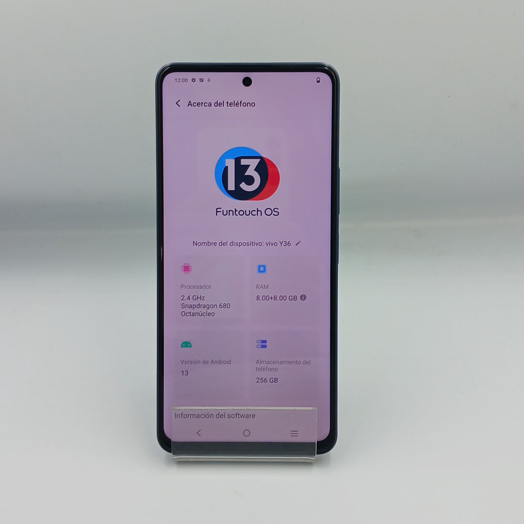 CELULAR VIVO Y36 V2247 256 GB 8 GB RAM (SEMINUEVO)