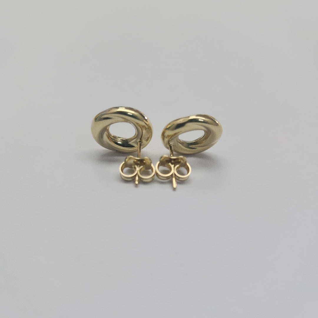 BROQUELES ORO 14K 1.5 (NUEVO)