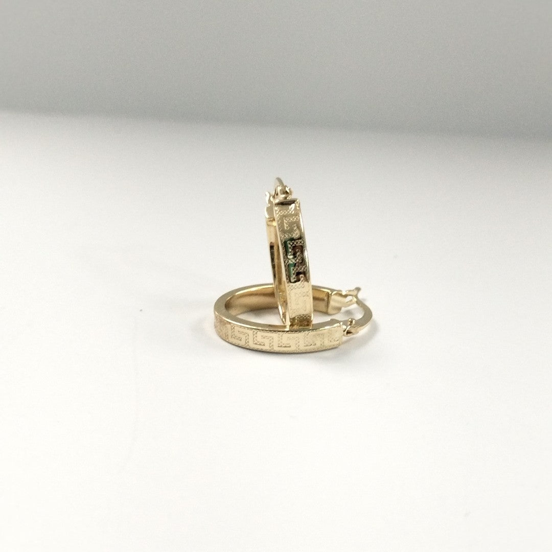 ARRACADAS ORO 14K 1.5 (NUEVO)