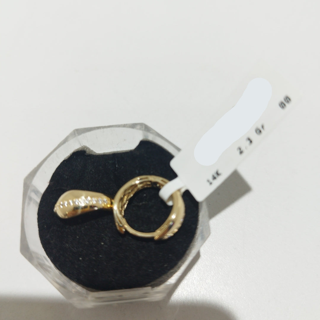 HUGGIES ORO 14K 2.3 (NUEVO)