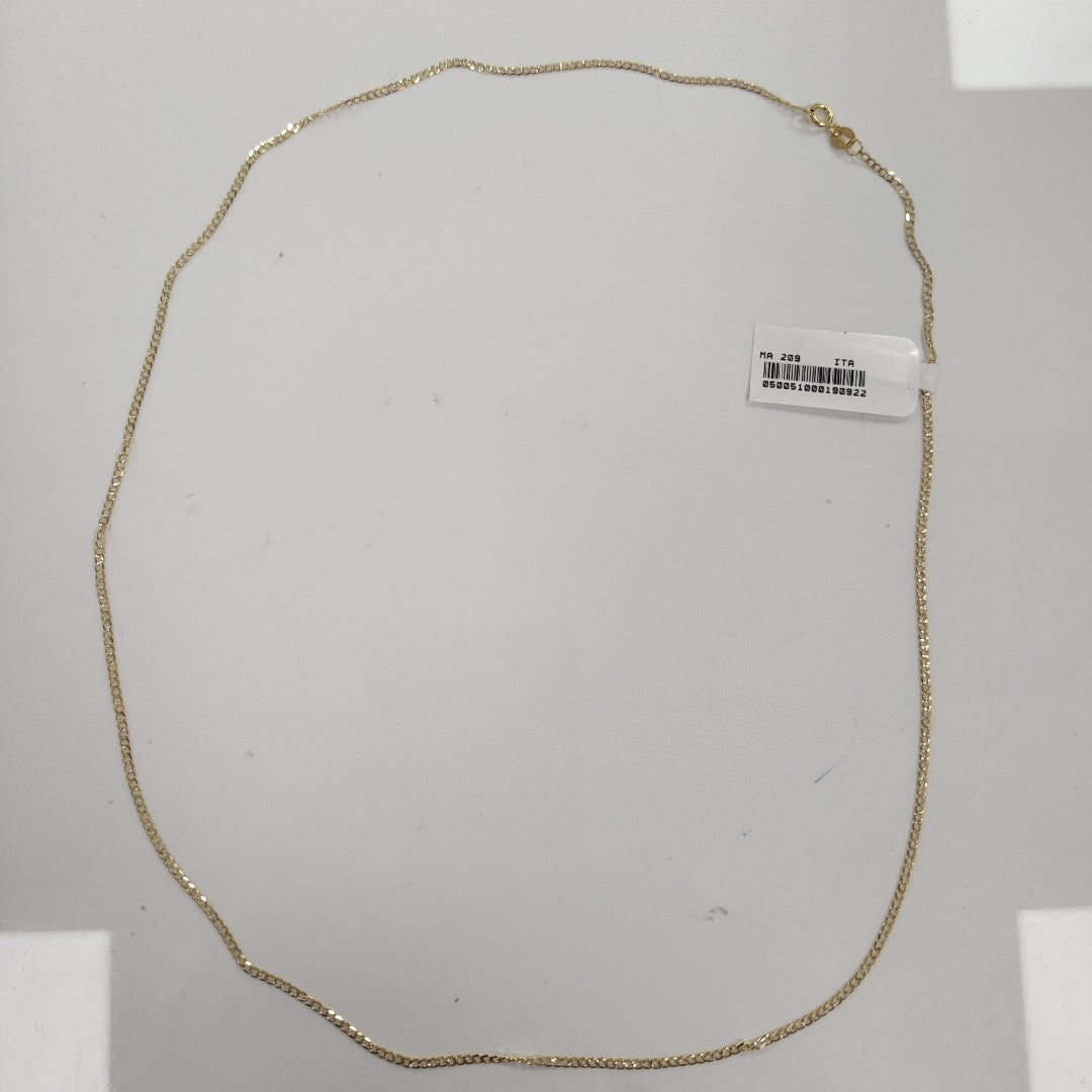 CADENAS BARBADA DIAMANTADA ORO 14K 2 (NUEVO)