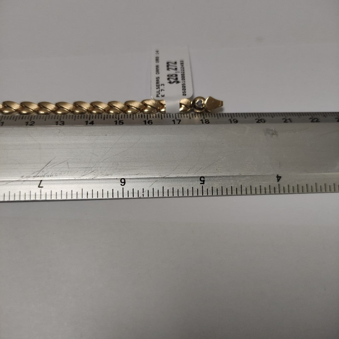 PULSERAS DAMA ORO 14K 7.3 (NUEVO)