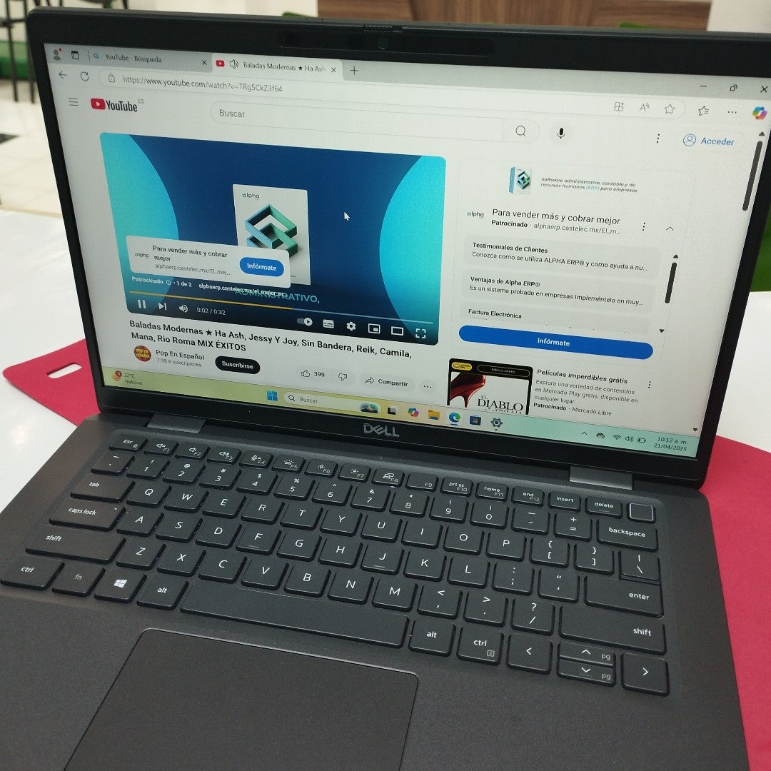 LAPTOP DELL LATITUDE 7320 DETACHABLE (2022) 256 GB SSD 16 GB RAM (SEMINUEVO)