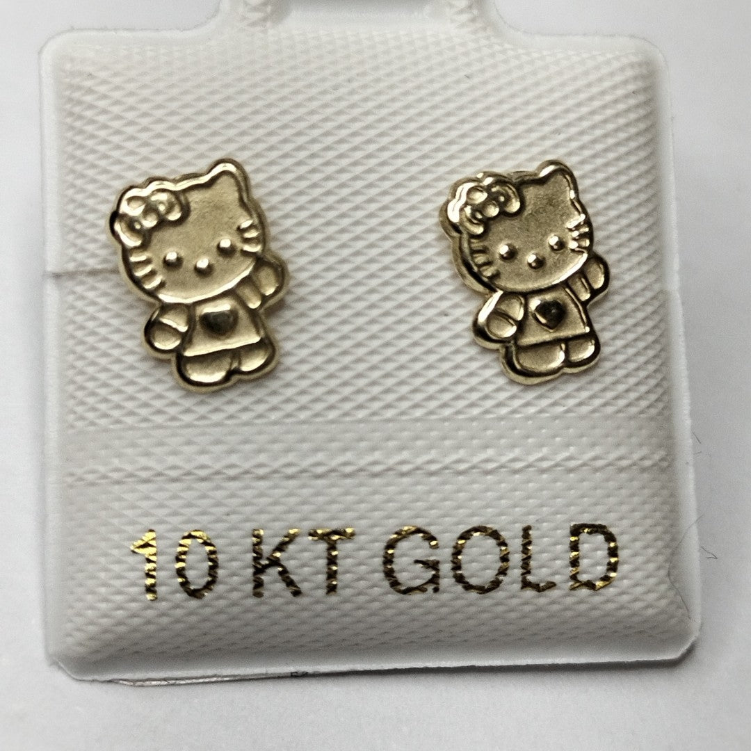 BROQUELES ORO 10K 1 (NUEVO)